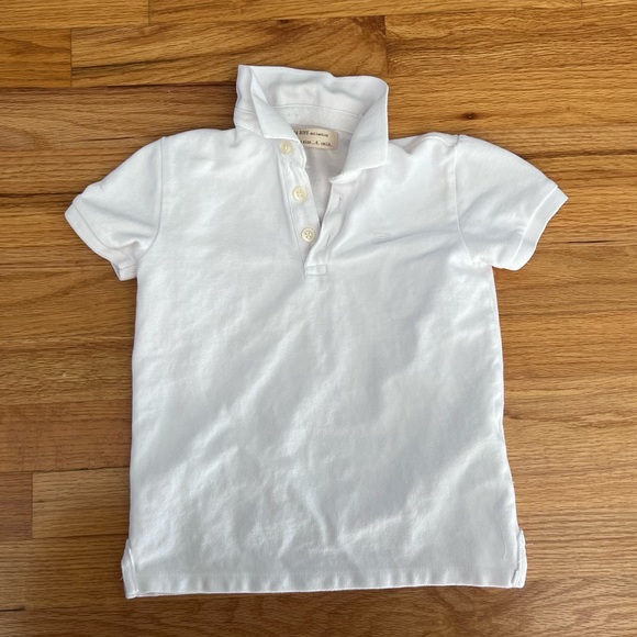 Zara boys white polo shirt with short sleeve. Size 6 - Picture 1 of 7